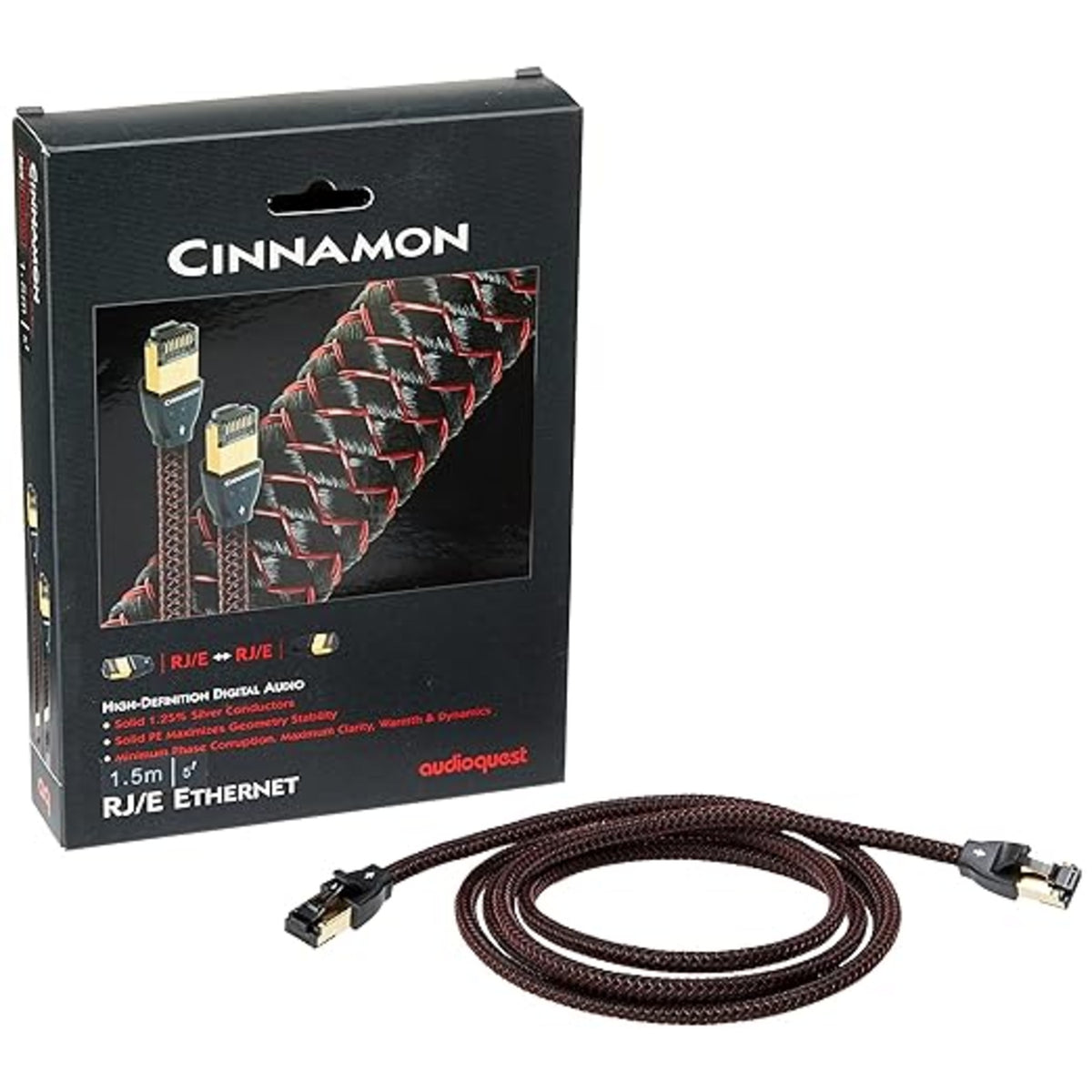 Audioquest: Cinammon RJ/E Ethernet Cable - 3M — TurntableLab.com