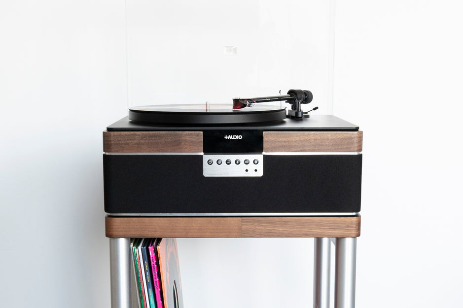 Plus Audio: The +Record Player Turntable + Integrated Audio System w/ Bluetooth - Special Edition