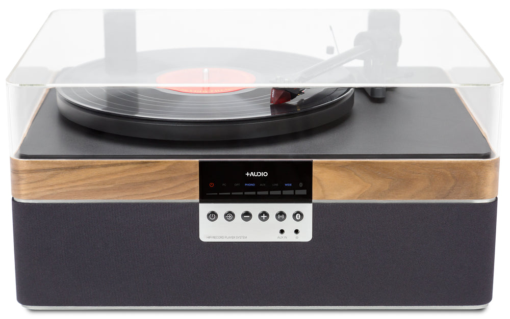 Plus Audio: The +Record Player Turntable + Integrated Audio System w/ Bluetooth - Special Edition