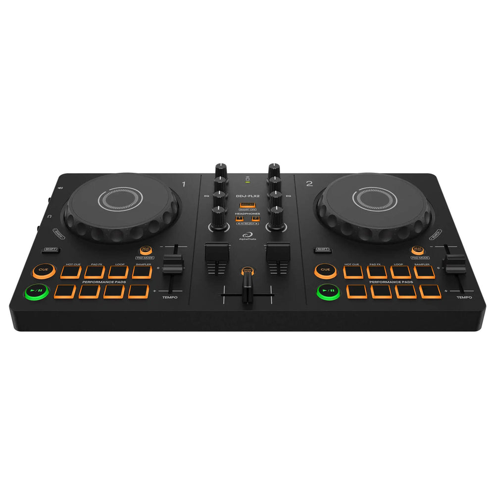 AlphaTheta: DDJ-FLX2 Compact 2-Channel DJ Controller