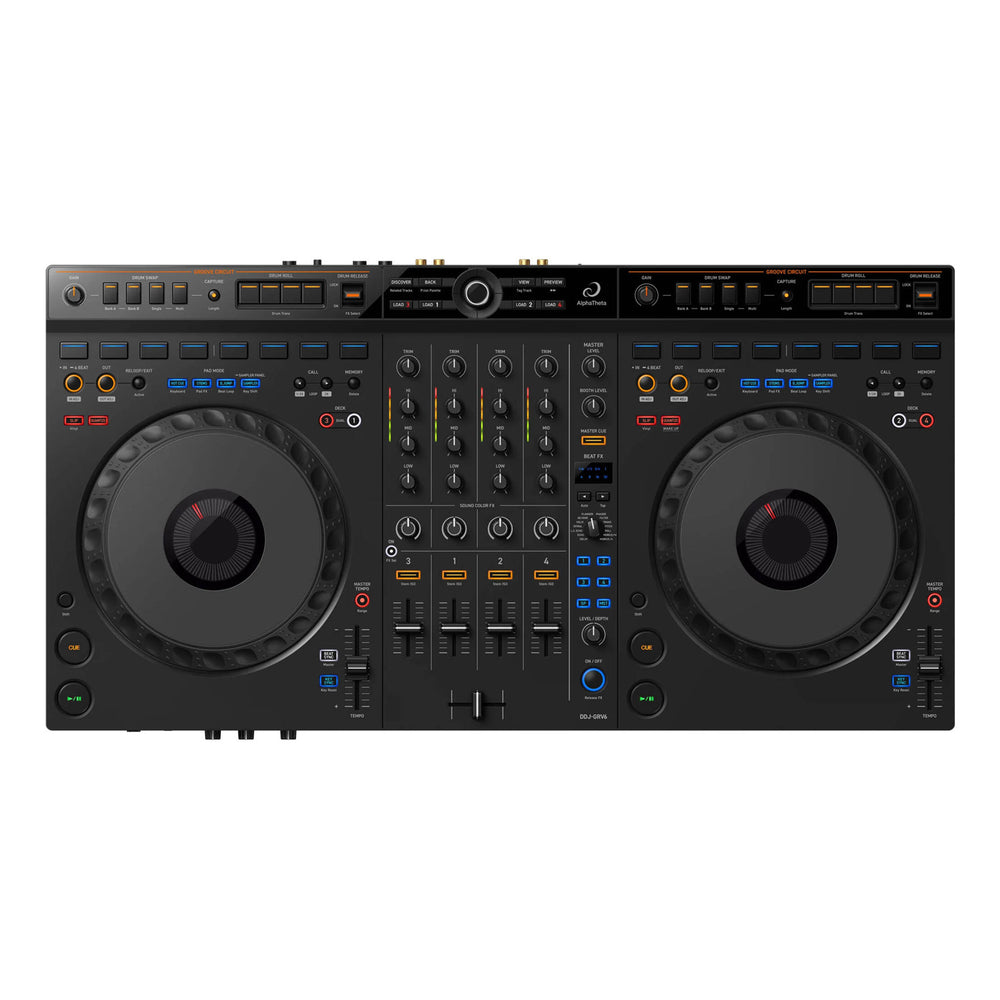 AlphaTheta: DDJ-GRV6 4-Channel DJ Controller