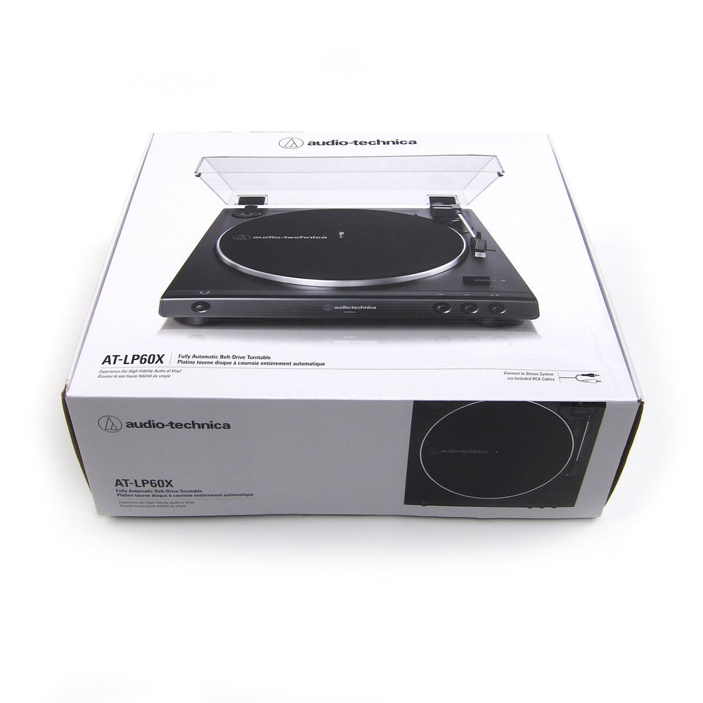 Audio-Technica: AT-LP60X-BK Automatic Turntable - Black - (Open Box Special)