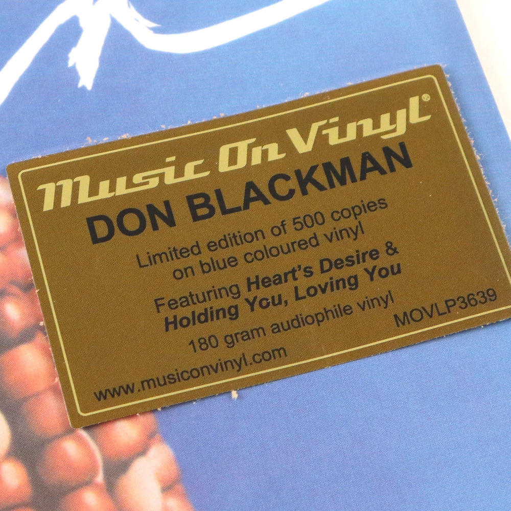 Don Blackman: Don Blackman (180g, Colored Vinyl) Vinyl LP