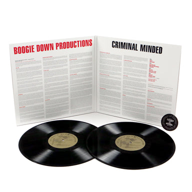 Boogie Down Productions: Criminal Minded Vinyl 2LP