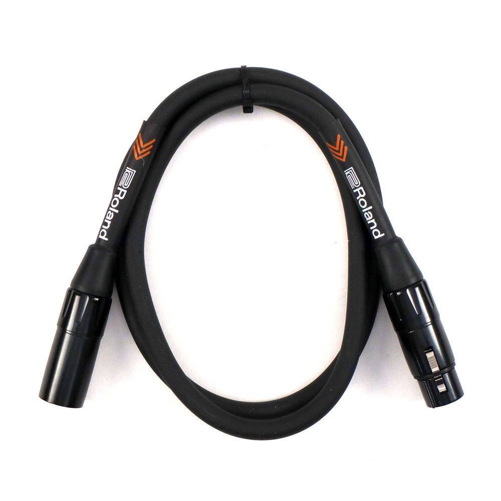 Roland: Black Series Cable - Male XLR to Female XLR / 3 ft. (RMC-B3 EXP)