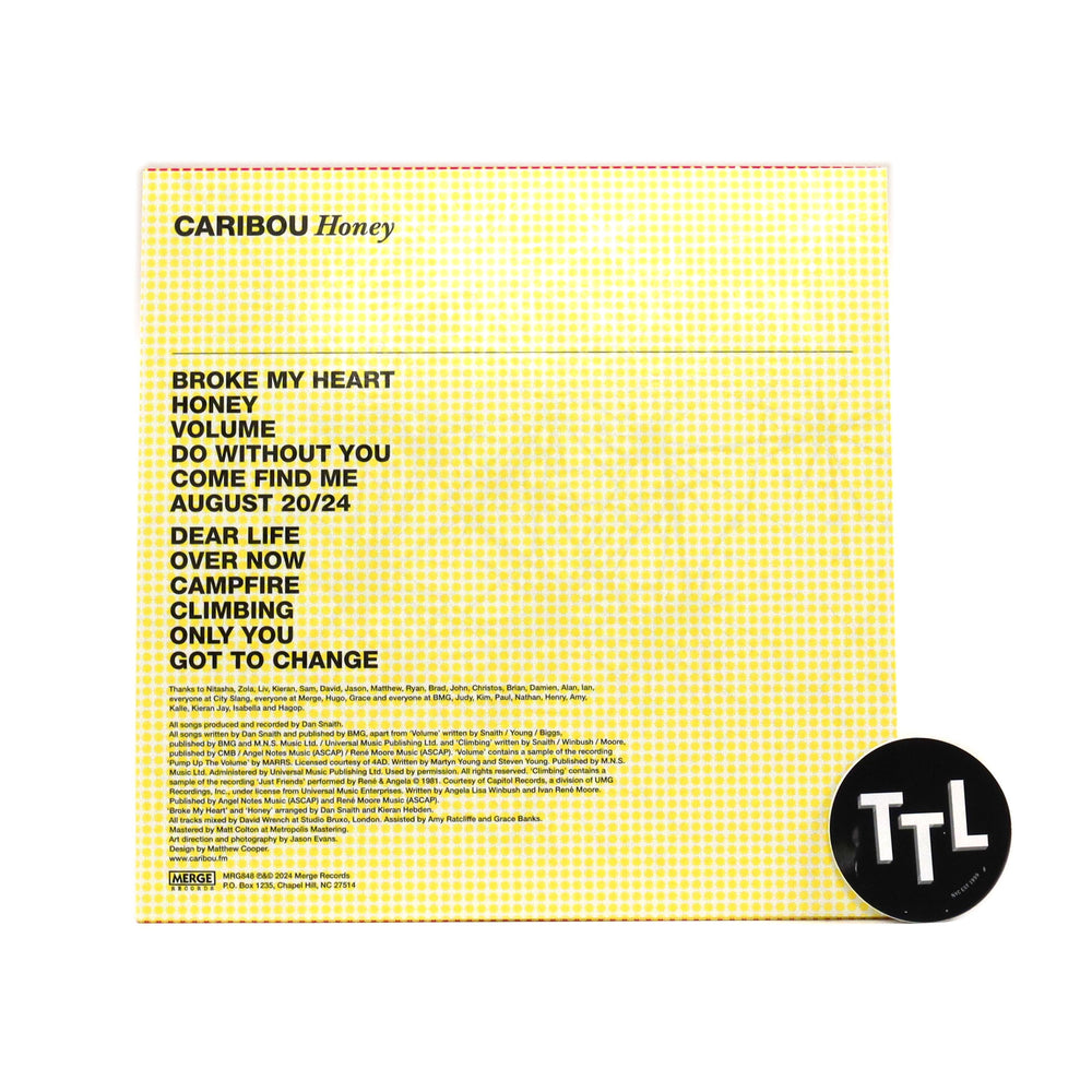 Caribou: Honey (Colored Vinyl) Vinyl LP