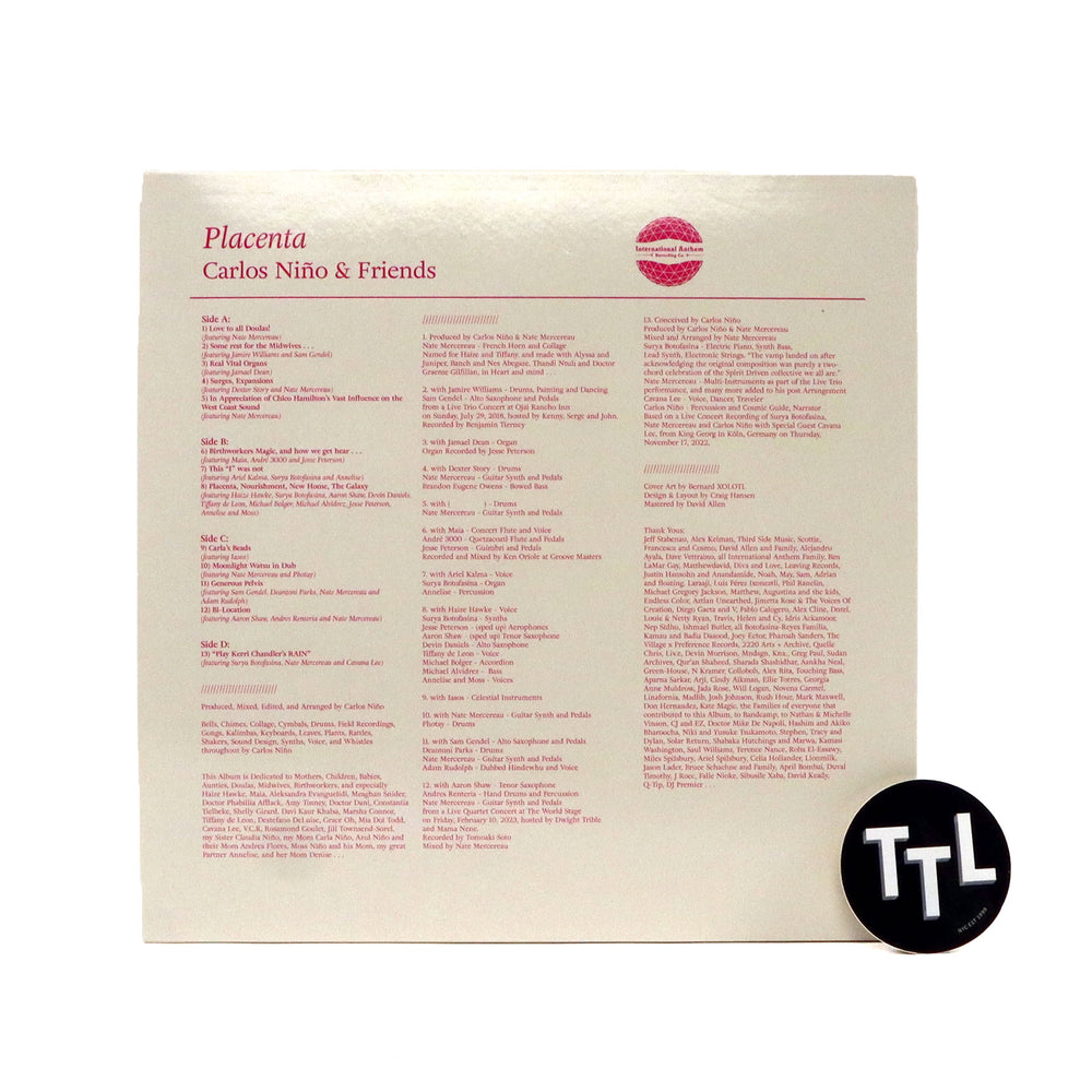 Carlos Nino & Friends: Placenta (Colored Vinyl) Vinyl 2LP