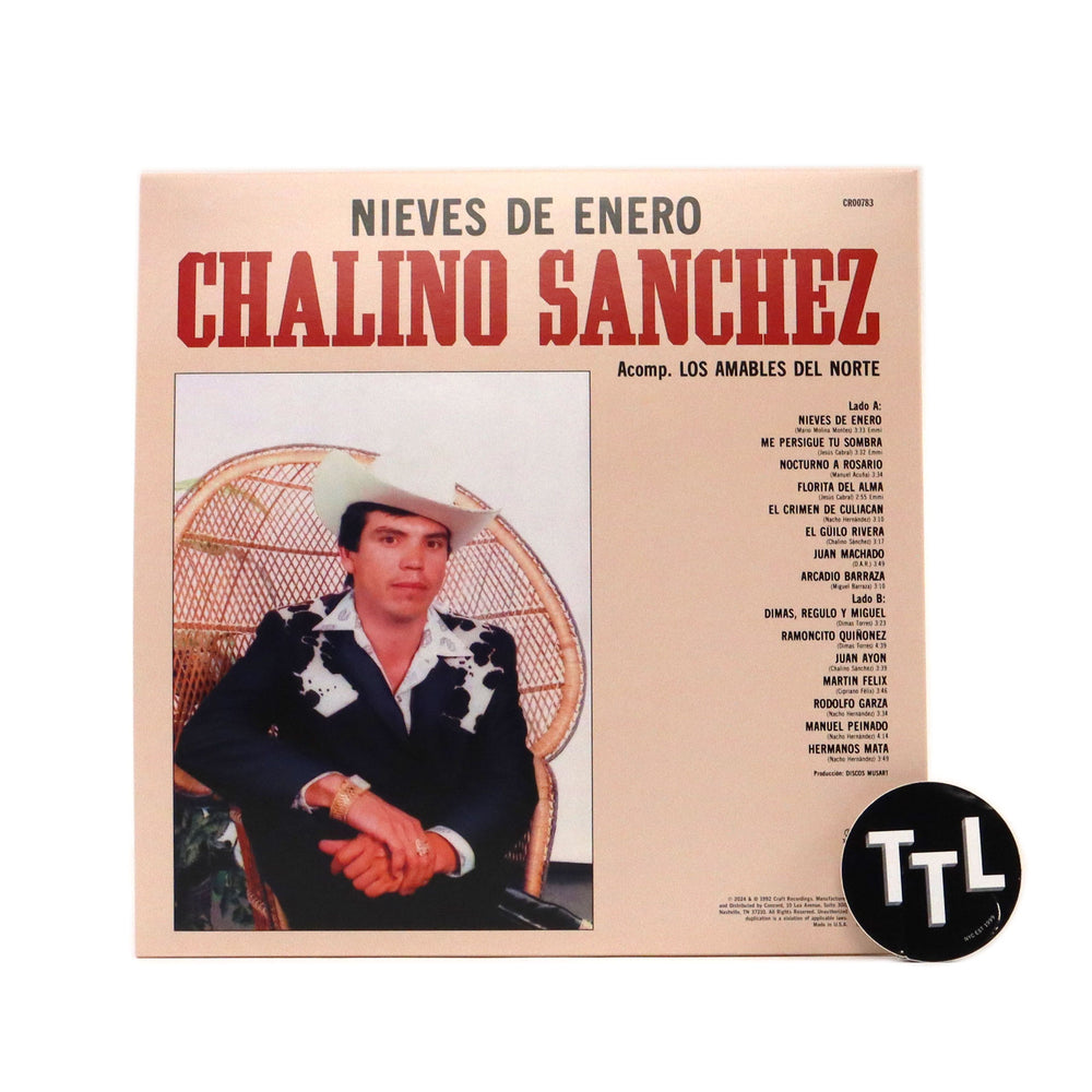 Chalino Sanchez: Nieves De Enero Vinyl LP