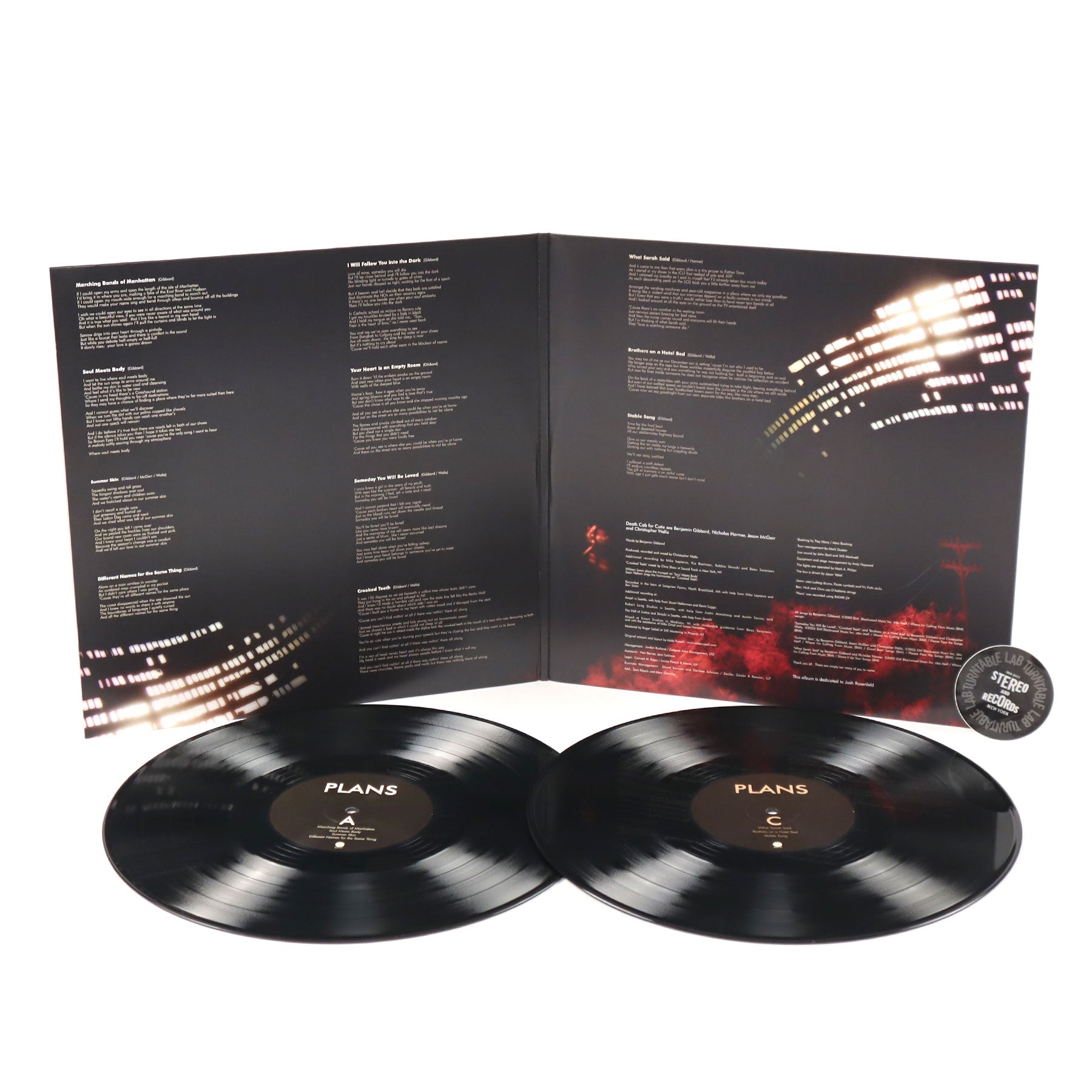 Death Cab For Cutie: Plans (180g) Vinyl 2LP — TurntableLab.com