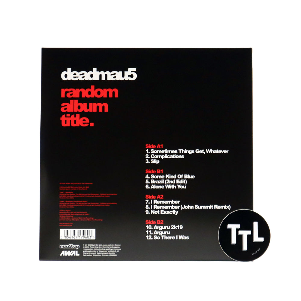 Deadmau5: Random Album Title (Colored Vinyl) Vinyl 2LP