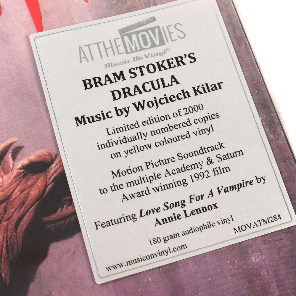 Wojciech Kilar: Bram Stoker's Dracula Soundtrack (Colored Vinyl) Vinyl LP