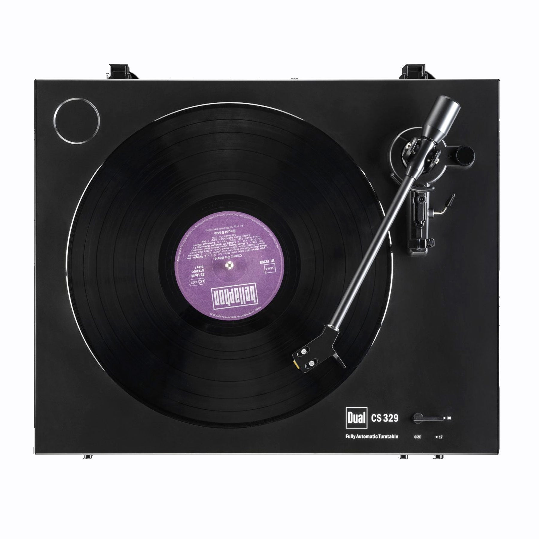 Dual Electronics CS 329 Fully Automatic Turntable Black
