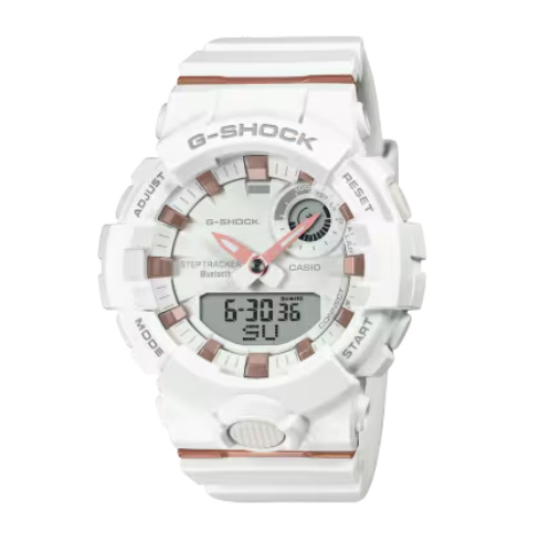 G-Shock: GMAB800-7A Women's Watch - White / Rose Gold