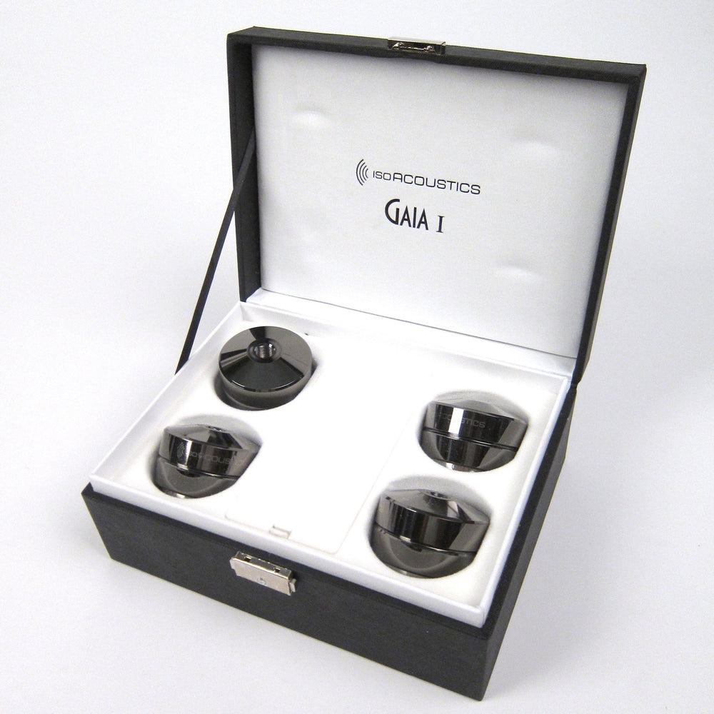 IsoAcoustics: GAIA I Speaker Feet - Dark Chrome (4 Pack) (Open Box Special)