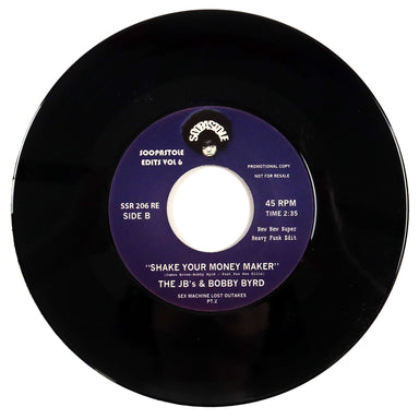 The J.B.'s / Bobby Byrd: Soopastole Edits Vol.6 Vinyl 7"