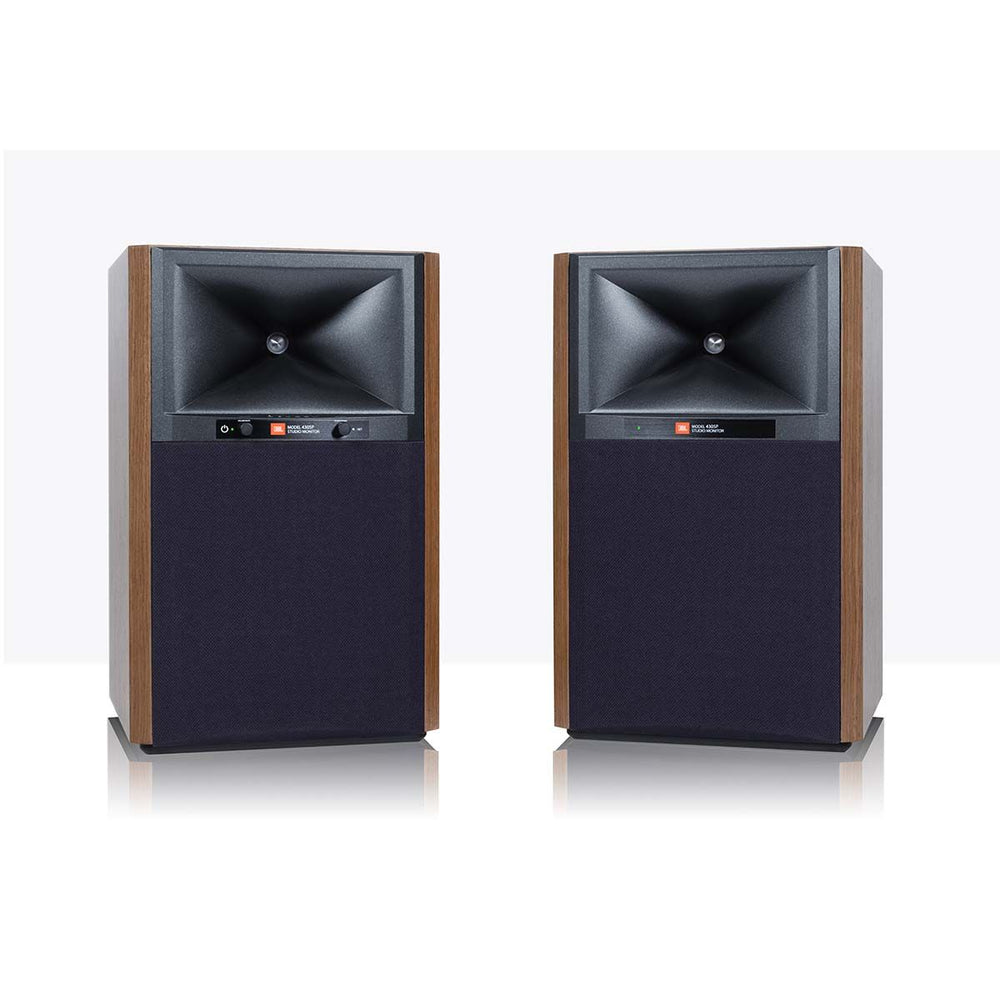 JBL: 4305P Powered Bookshelf Speakers w/ Streaming - Pair (Open Box Special)