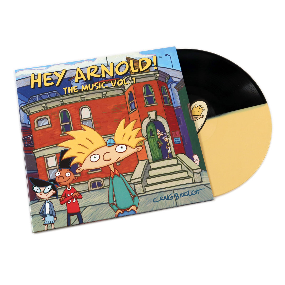 SEALED Jim Lang Hey Arnold! The Music Vol 1 Neon Green Splatter LP store Vinyl Record