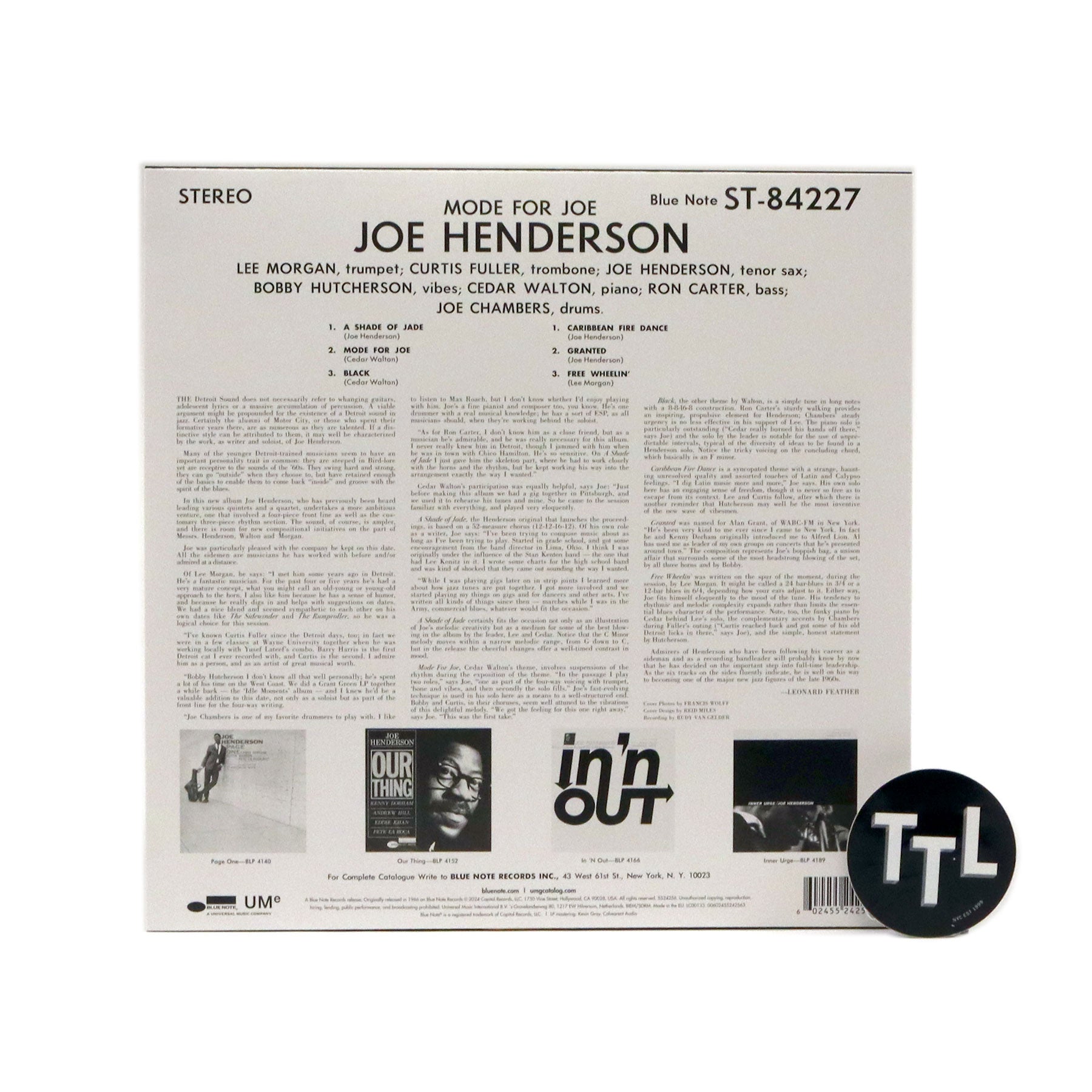 Joe Henderson Mode For Joe 180g Vinyl Lp —