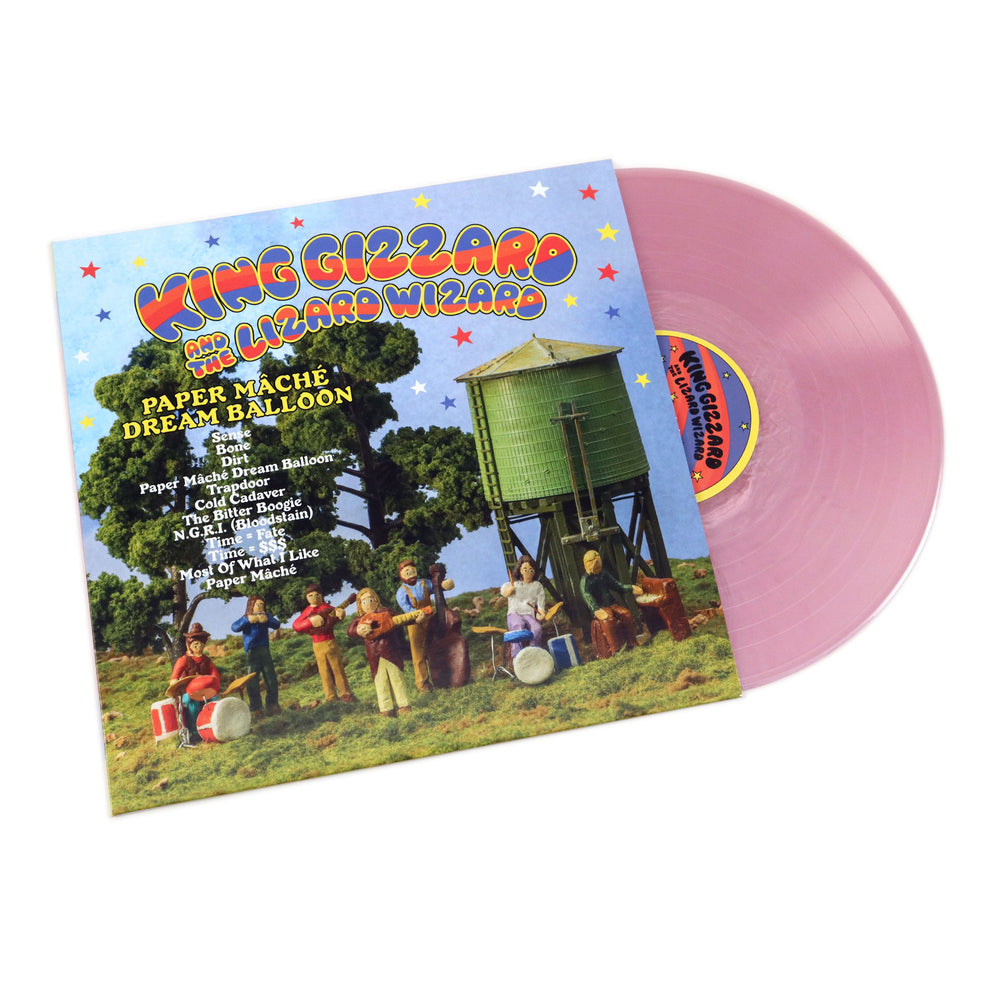 King Gizzard And The Lizard Wizard: Paper Mache Dream Balloon (Pink Seaglass Colored Vinyl) Vinyl LP