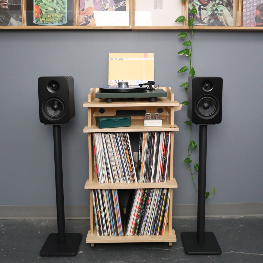 Line Phono: Turntable Stand / 32" Kanto Speaker Stands / Bundle