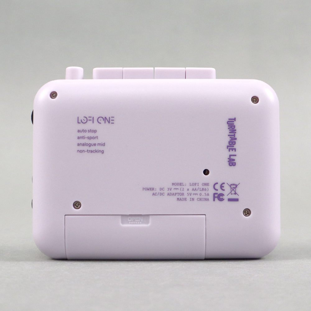 Turntable Lab: Lofi One Portable Cassette Player - Limited Edition Purple