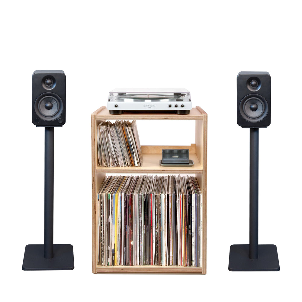 Line Phono: Cube Plus / 26" Kanto Speaker Stands / Bundle