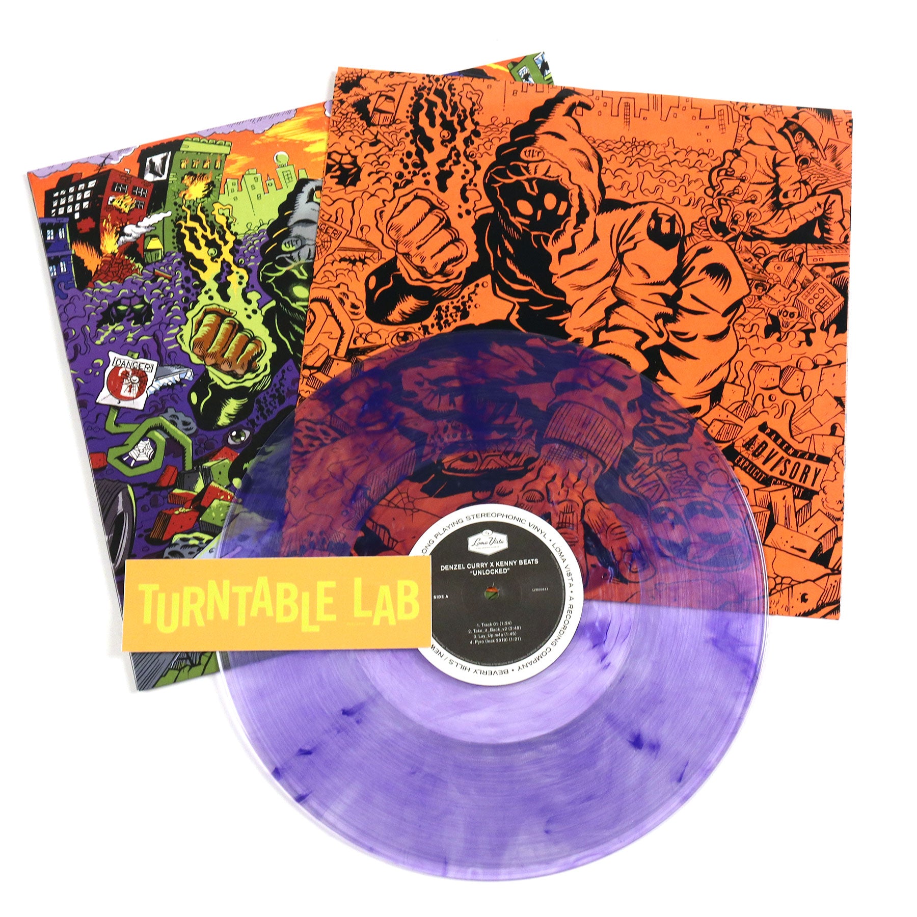 Denzel Curry & Kenny Beats: Unlocked (Amethyst Colored Vinyl) Vinyl LP ...