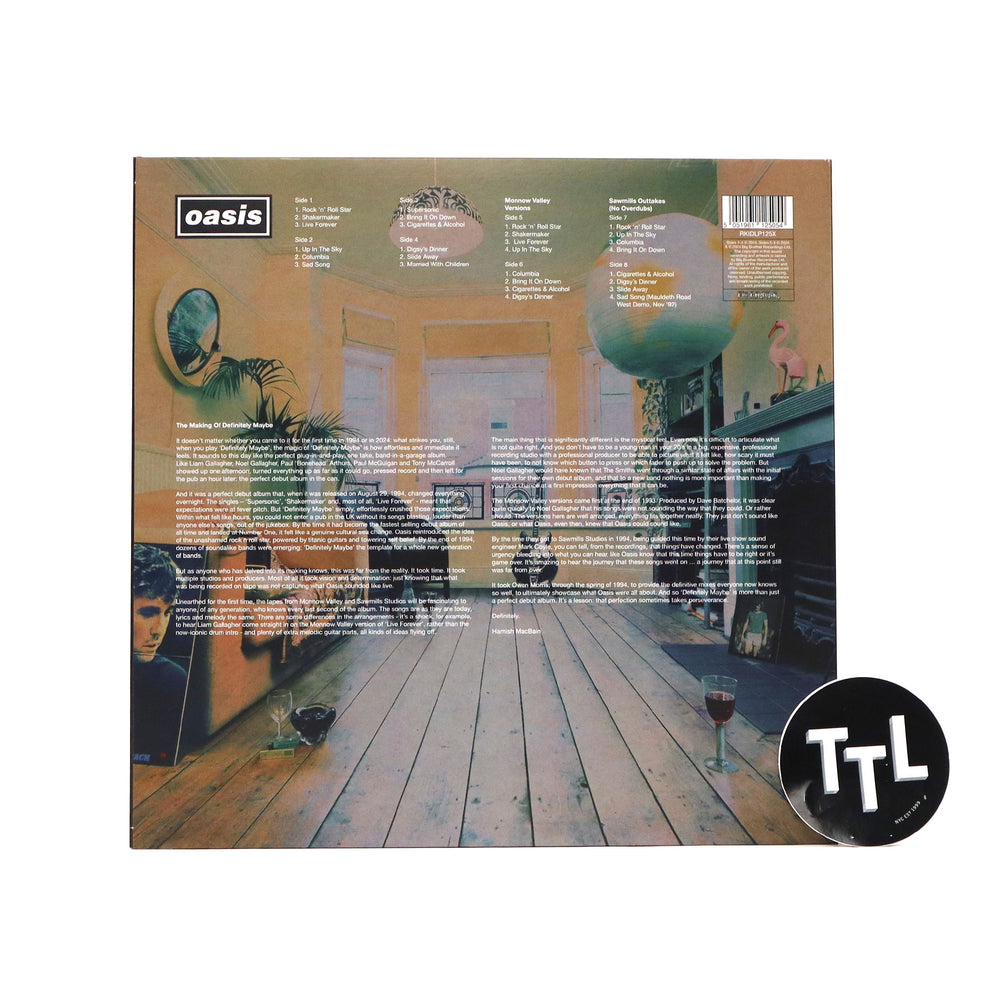 Oasis: Definitely Maybe - 30th Anniversary Deluxe Edition Vinyl 4LP