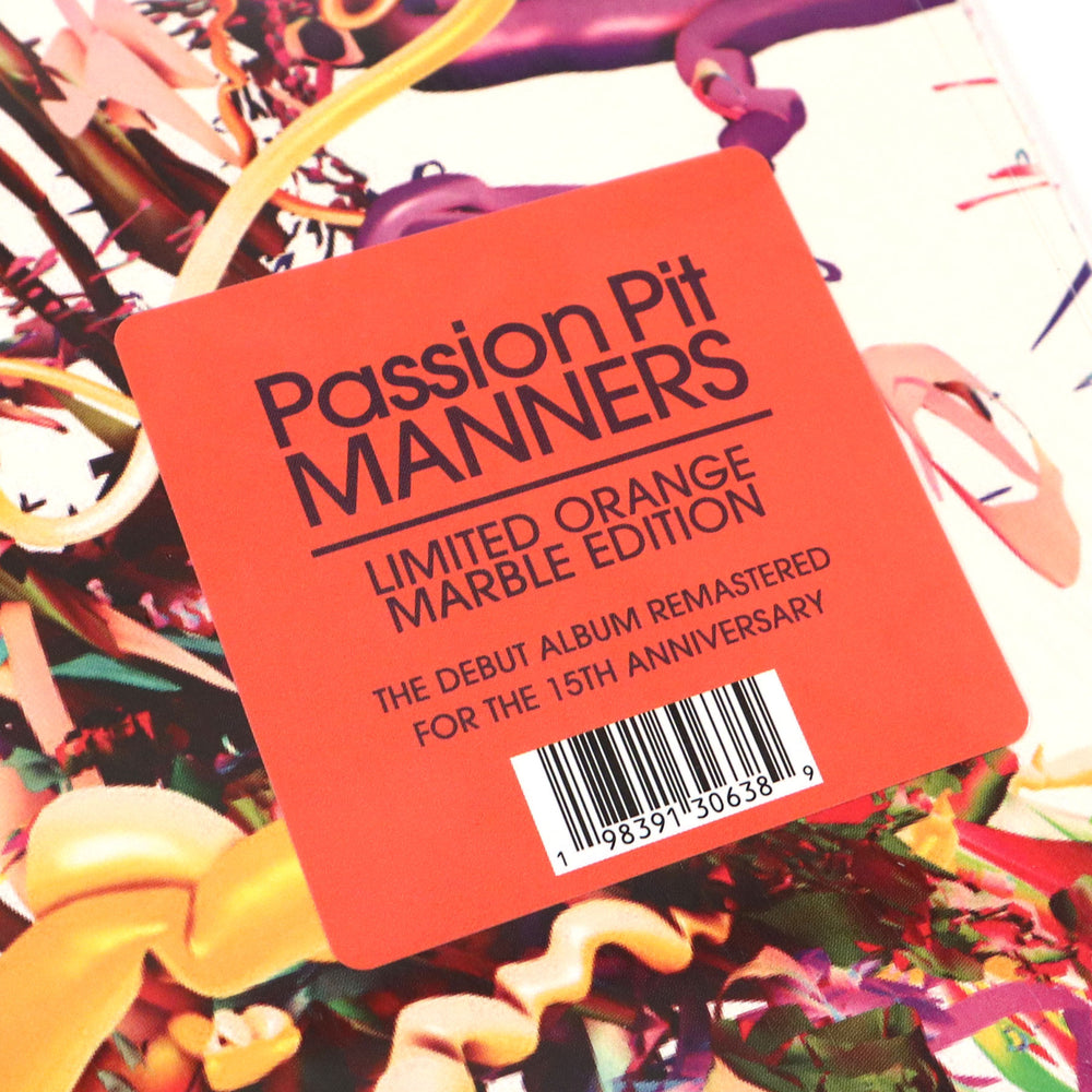 Passion Pit: Manners - 15th Anniversary Edition (Indie Exclusive Orange Colored Vinyl) Vinyl LP