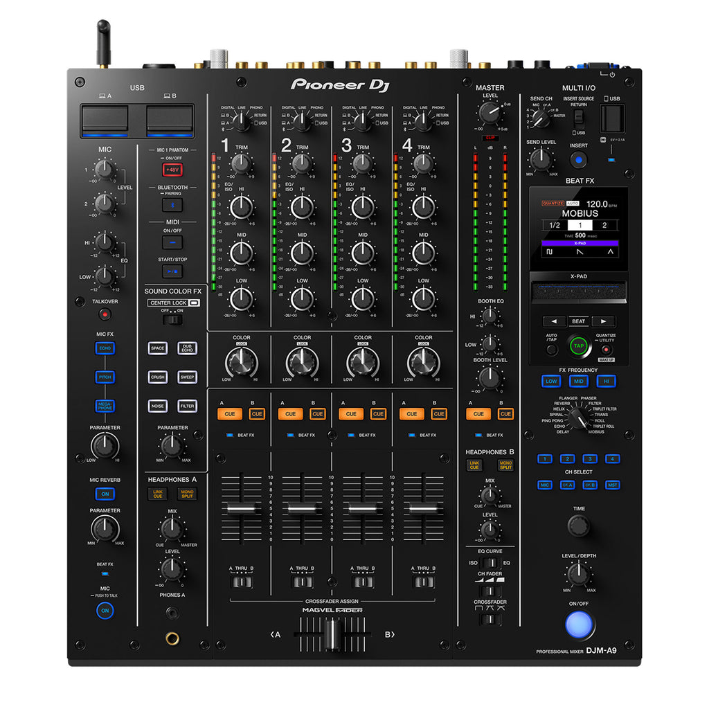 Pioneer DJ: DJM-A9 4 Channel DJ Mixer — TurntableLab.com