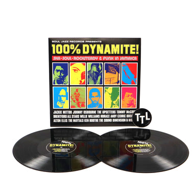 Soul Jazz Records: 100% Dynamite! - Soul, Ska, Rocksteady & Funk In Jamaica Vinyl 2LP