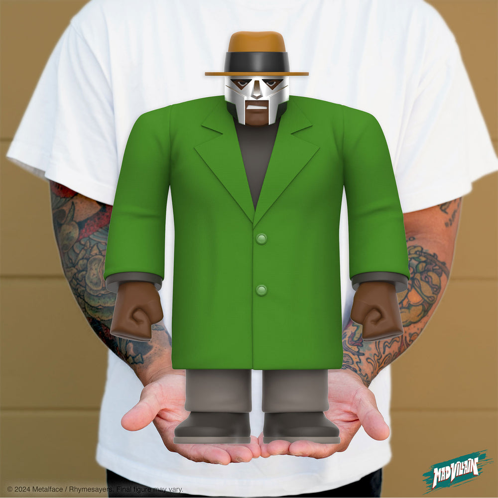 Super7: MF Doom - Madvillain All Caps Supersize ReAction Figure