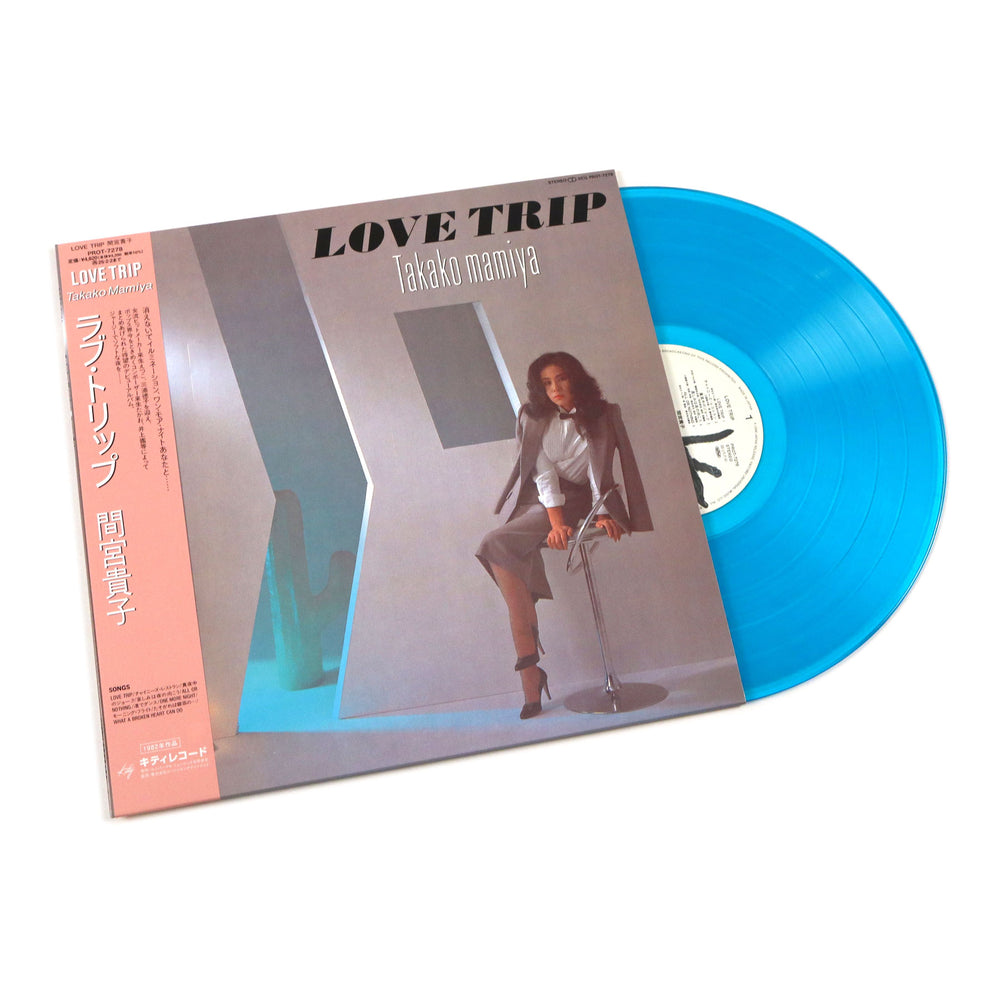 Takako Mamiya: Love Trip (Japan Import, Blue Colored Vinyl) Vinyl LP