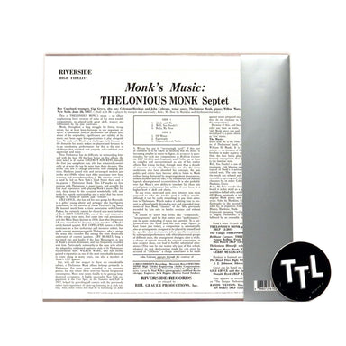 Thelonious Monk Septet: Monk's Music (Original Jazz Classics Series) Vinyl LP