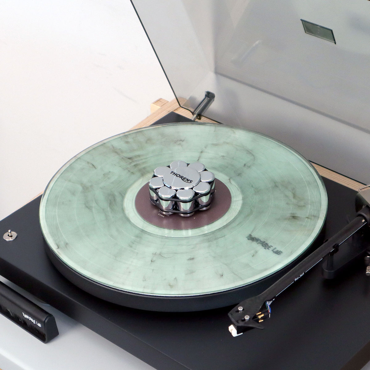 Thorens: Premium Turntable Record Stabilizer - Chrome — TurntableLab.com