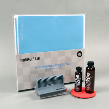 Turntable Lab: Record Care Bundle #2 (Brush, Cleaning Fluid, Inner Sleeves)