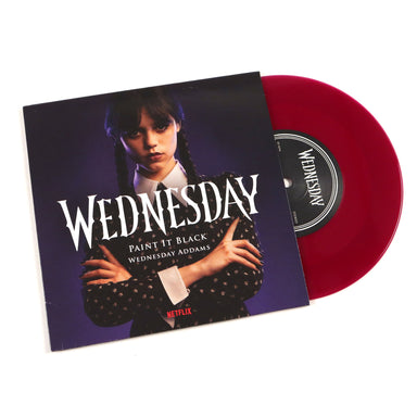 Wednesday Addams & Danny Elfman: Paint It Black / Wednesday Main (Colored Vinyl) Vinyl 7"