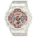 G-Shock: GMAS120SR-7A Women's Watch - Transparent / Rose Gold