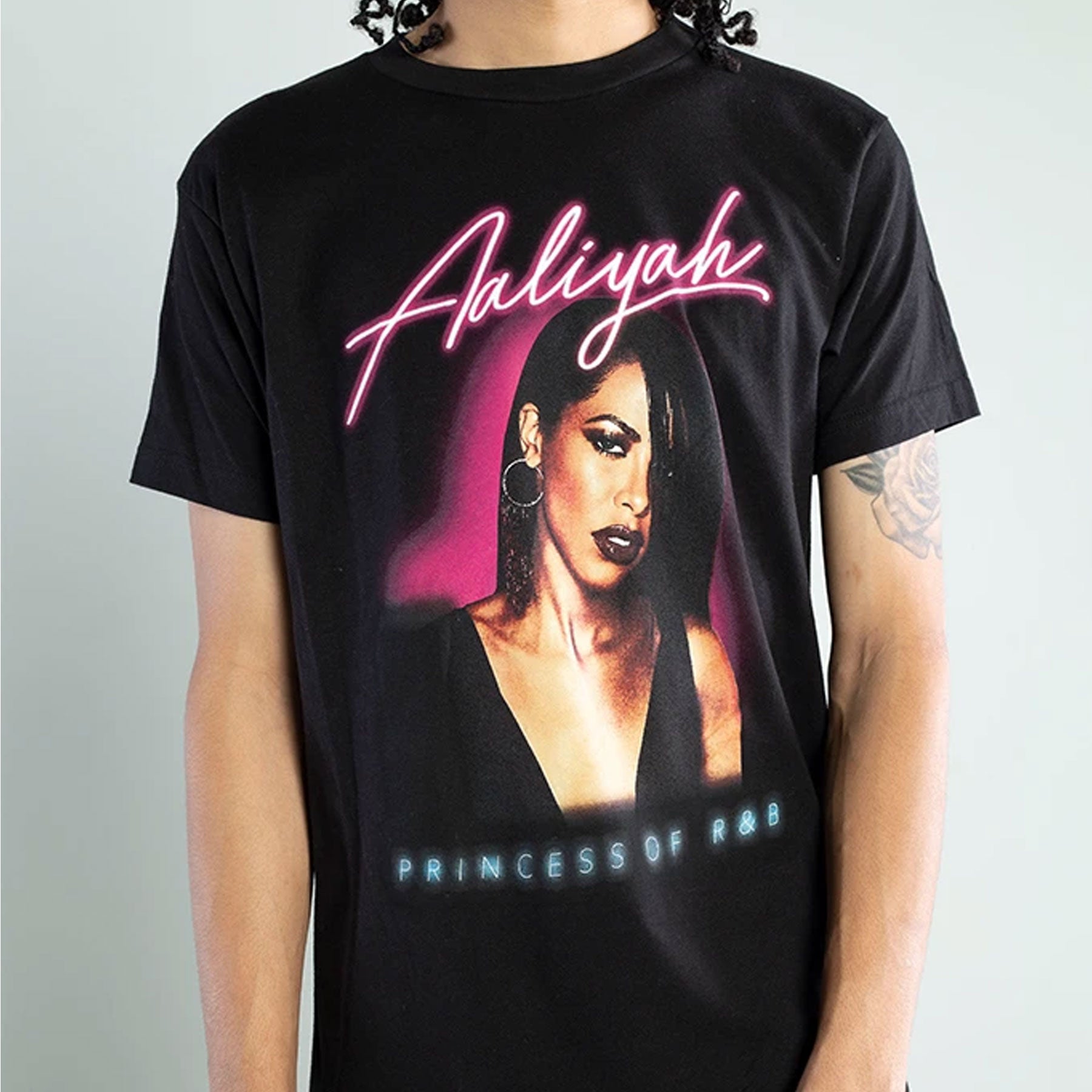 Aaliyah: Princess Of R&B Shirt - Black — TurntableLab.com