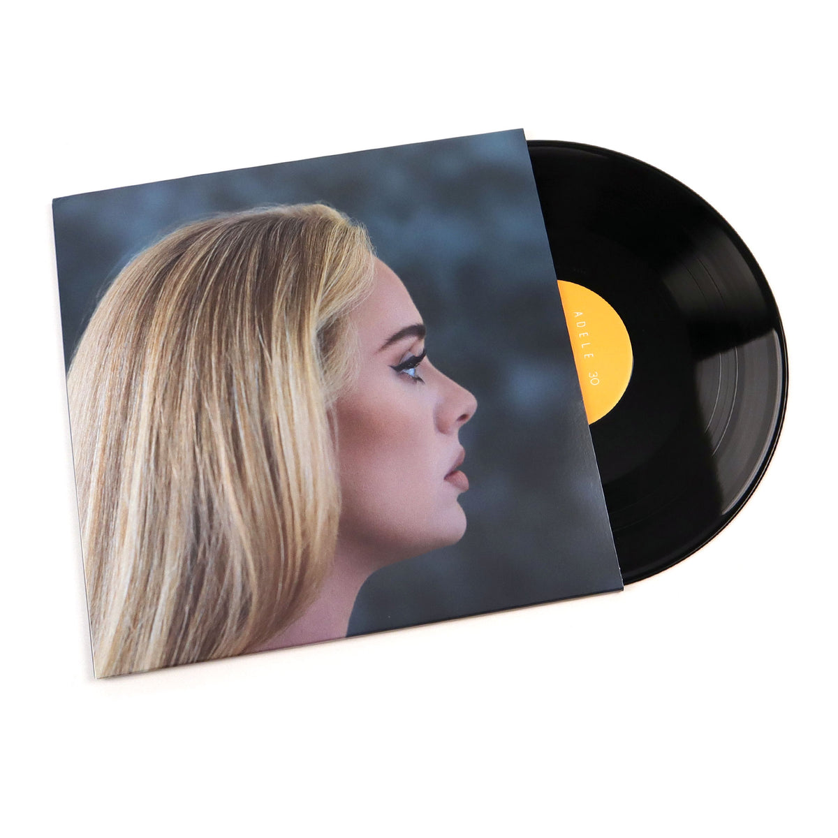 Adele music album on vinyl record LP disc. This album is called 25
