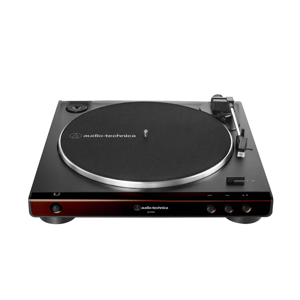 Audio-Technica: AT-LP60X-BW Automatic Turntable - Brown / Black - (Open Box Special)