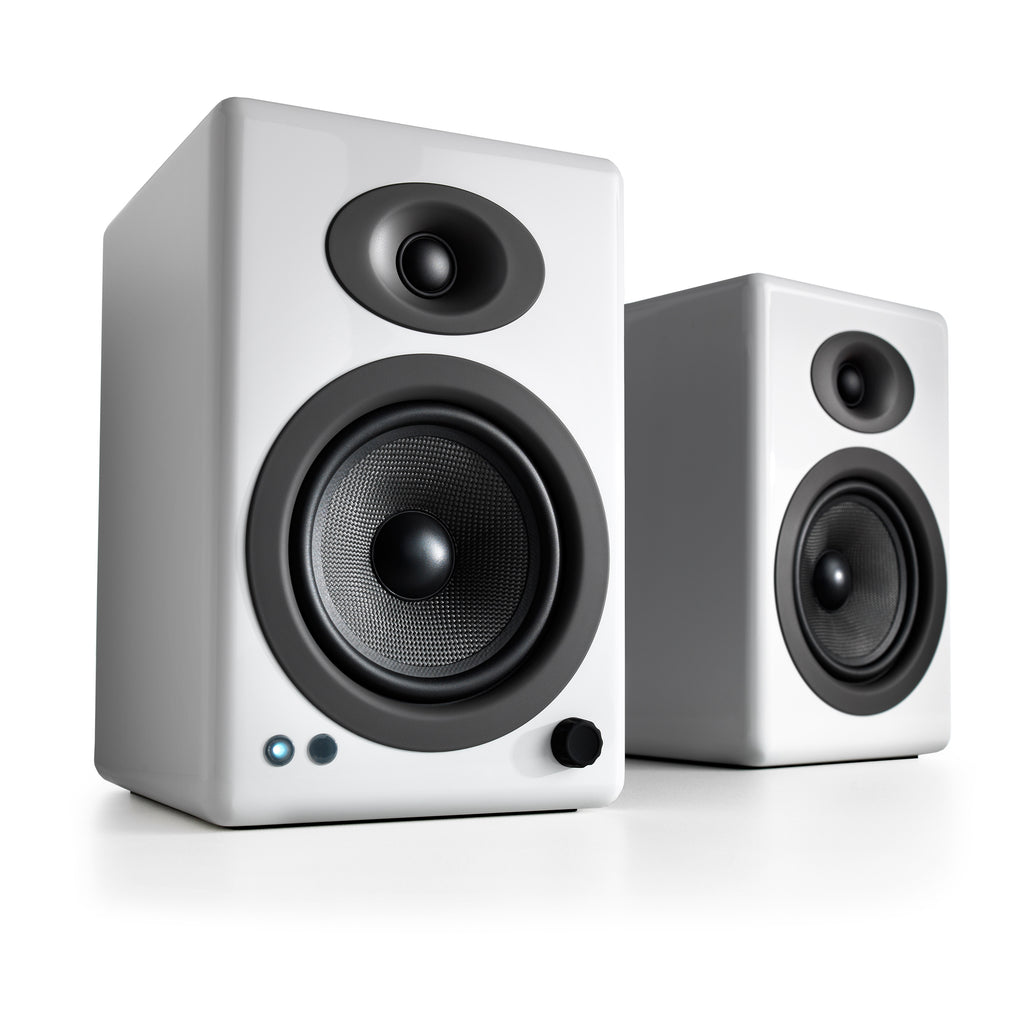 Audioengine: A5+ Wireless Powered Speakers w/Bluetooth - White