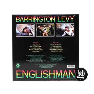 Barrington Levy: Englishman Vinyl LP — TurntableLab.com