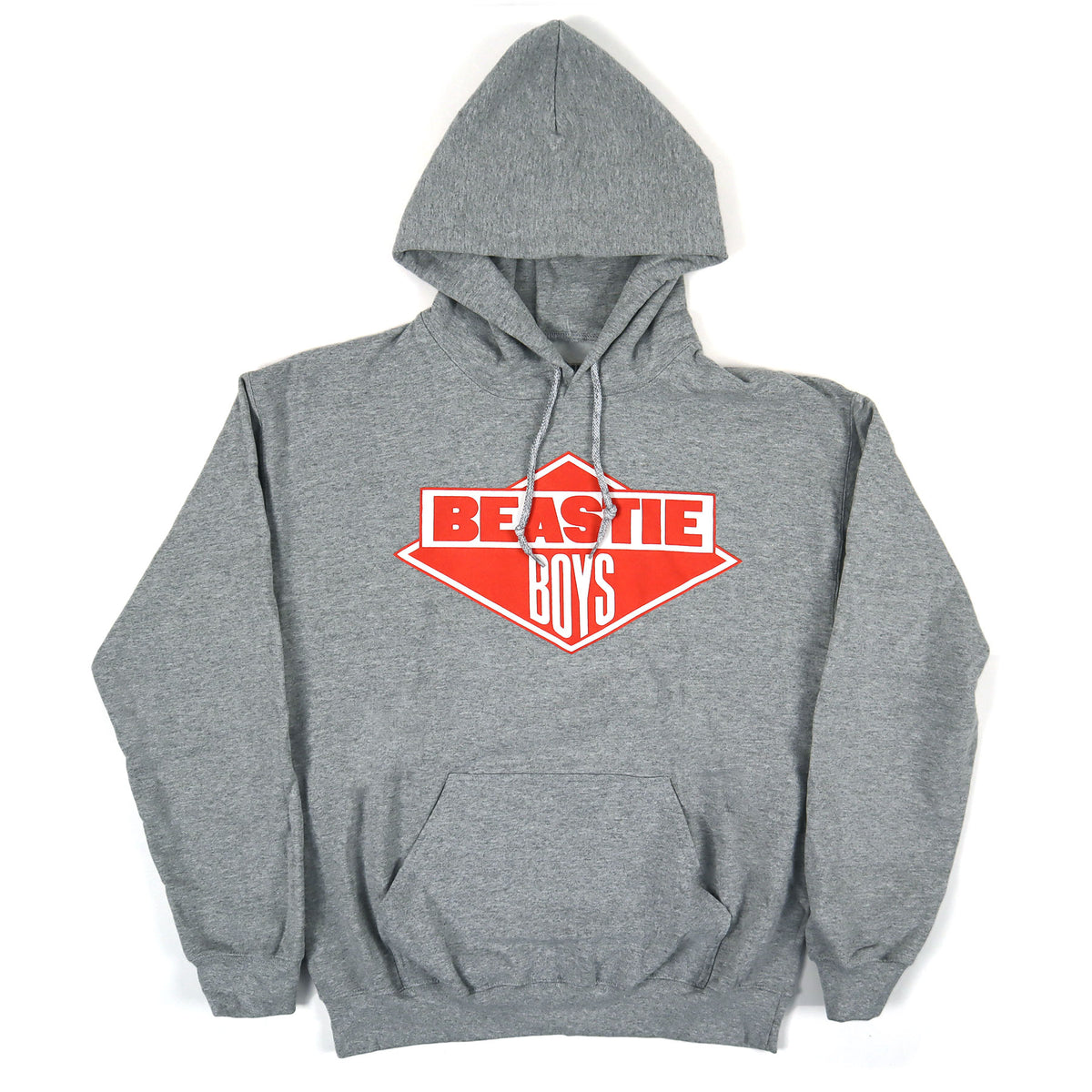 Beastie Boys: Red Ink Logo Hoodie - Grey — TurntableLab.com