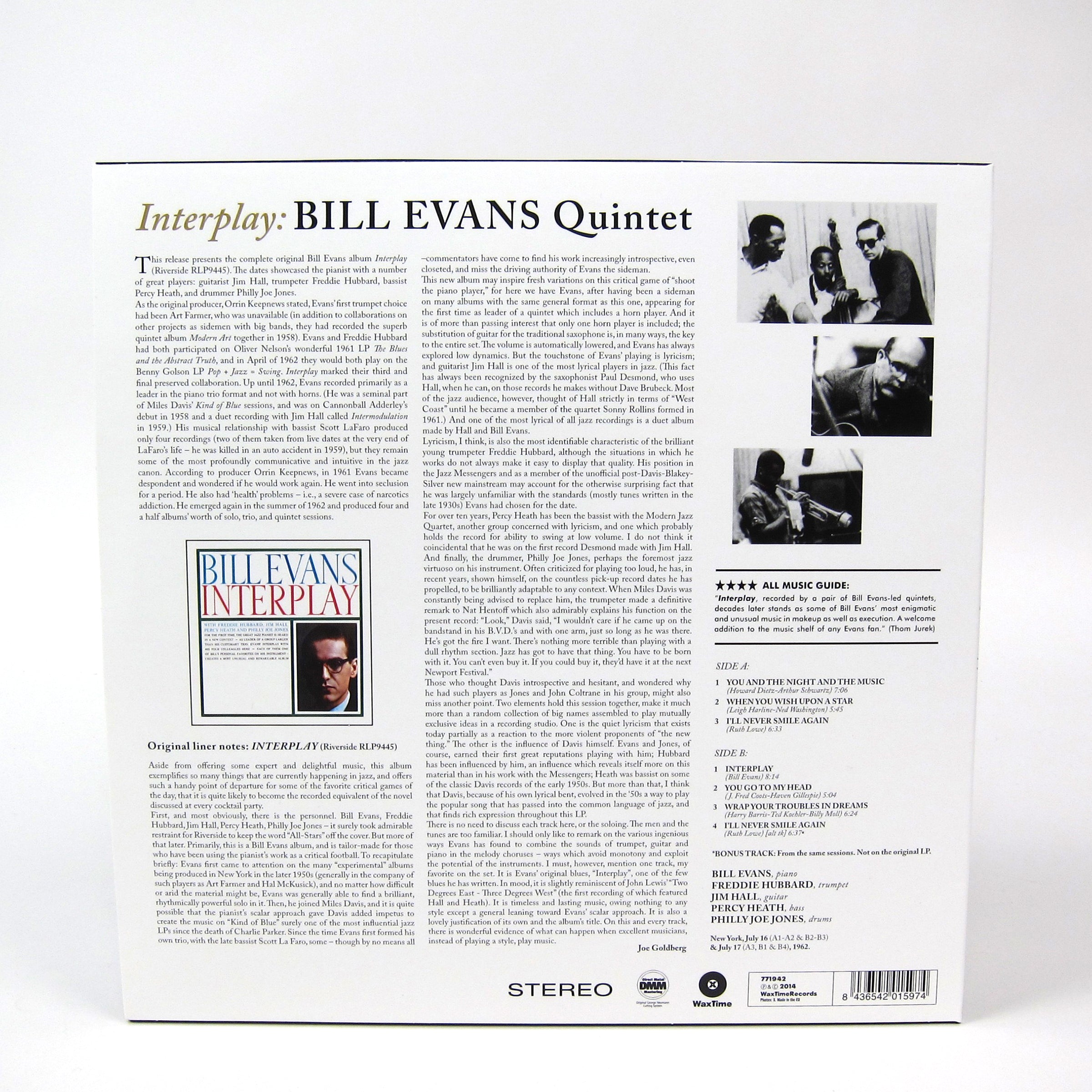 Bill Evans: Interplay (180g) Vinyl LP — TurntableLab.com