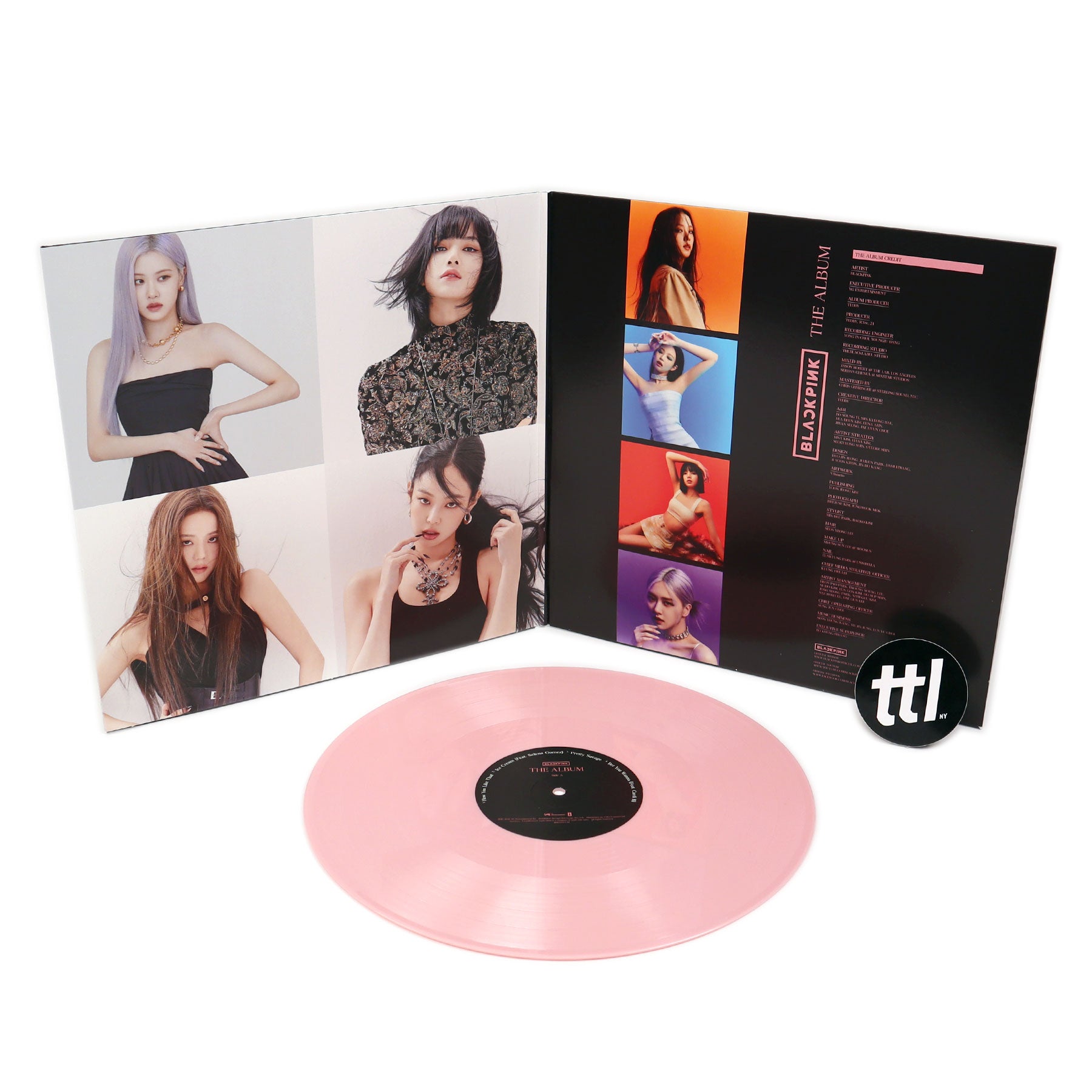 BLACKPINK: THE ALBUM (Pink Colored Vinyl) Vinyl LP — TurntableLab.com