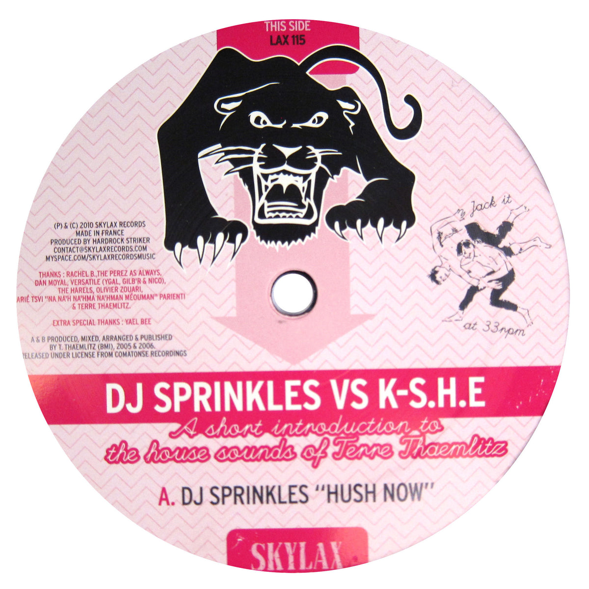 DJ Sprinkles : Vs K-S.H.E - A Short Introduction To The House Sounds Of  Terre Thaemlitz Vinyl 12