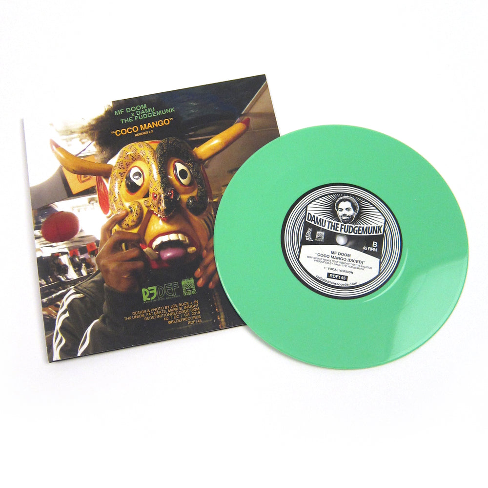 MF Doom x Damu The Fudgemunk: Coco Mango Sliced & Diced (Colored Vinyl) Vinyl 7" - LIMIT 1 PER CUSTOMER