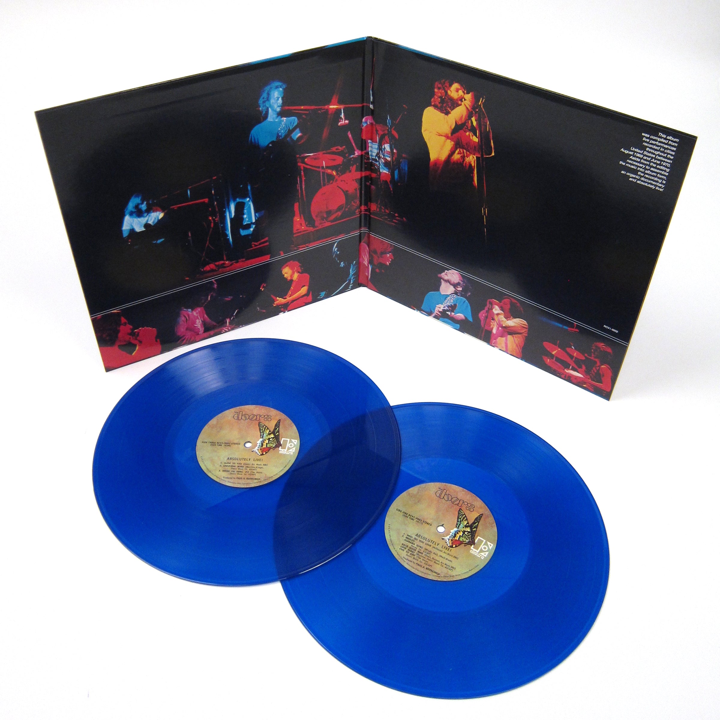 The Doors: Absolutely Live (Blue Vinyl) Vinyl LP (Record Store Day ...