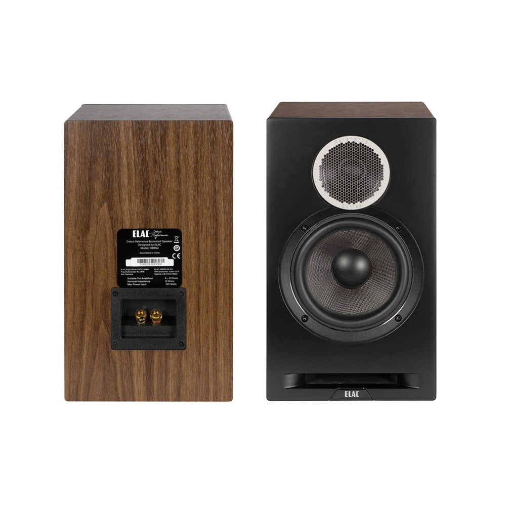 Elac: Debut Reference Passive Bookshelf Speakers (DBR62) - Black